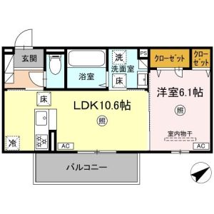 102号室・202号室・302号室(間取)
