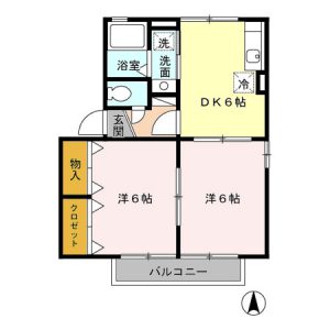 募集は1階になります。テラス有り(間取)