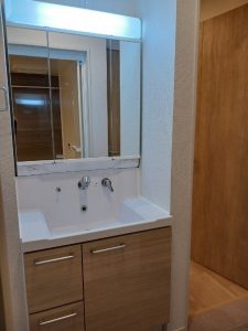 シャワー付洗面台
