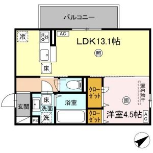 101号室・201号室・301号室(間取)